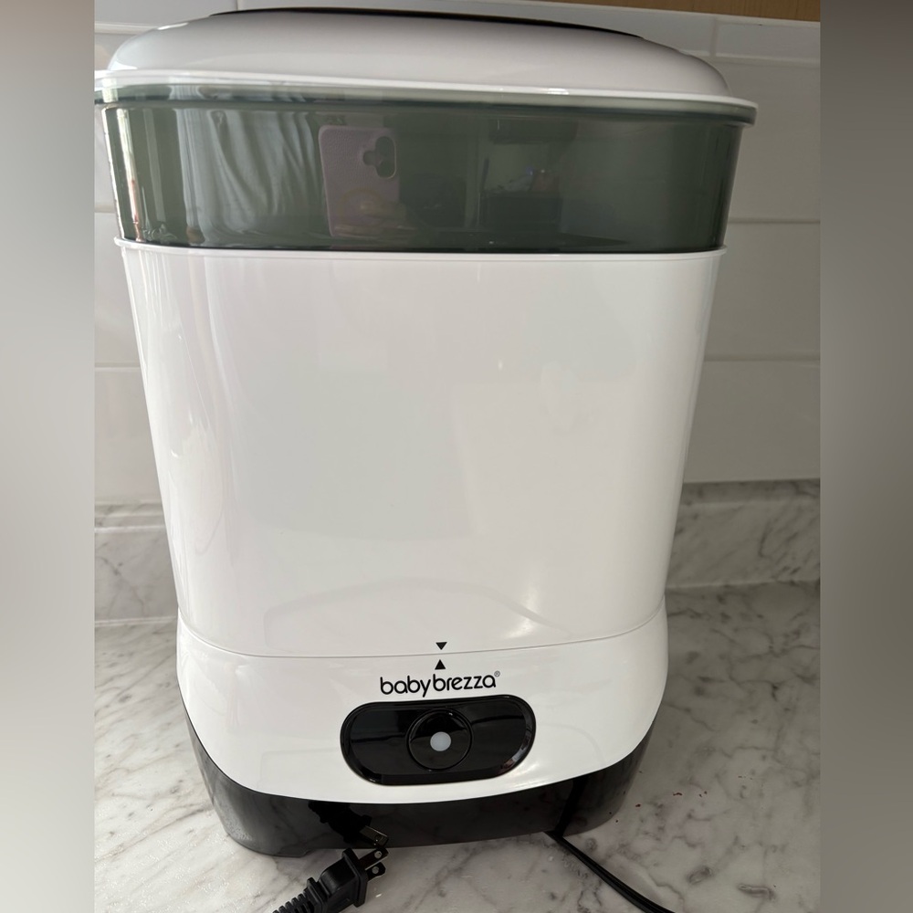 Baby Brezza White and Black Bottle Sterilizer